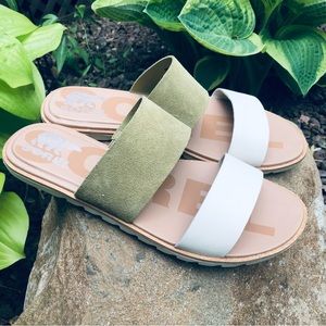 🌿 Sorel Suede Double Strap Sandal 🌿